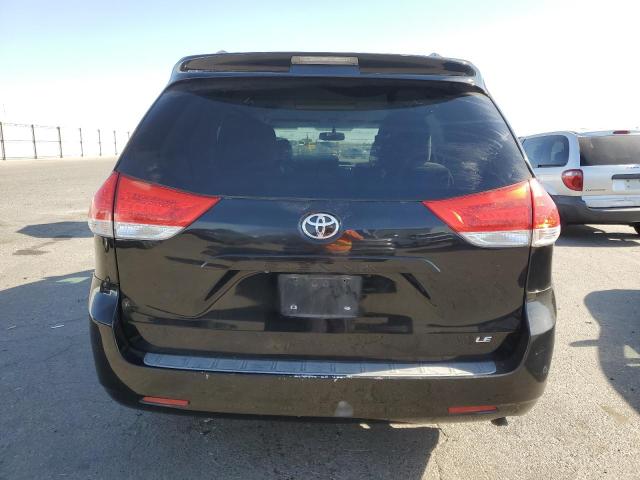 5TDKK3DC6BS093454 - 2011 TOYOTA SIENNA LE შავი ფოტო 6