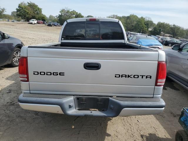 1D7HL38K24S545179 - 2004 DODGE DAKOTA QUAD SPORT SILVER photo 6