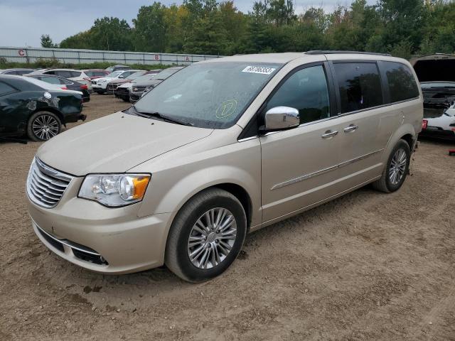 2C4RC1CG6DR595770 - 2013 CHRYSLER TOWN & COU TOURING L BEIGE photo 1