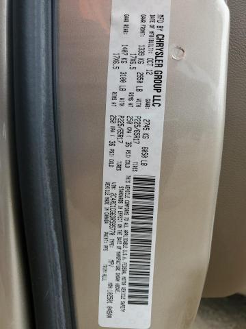 2C4RC1CG6DR595770 - 2013 CHRYSLER TOWN & COU TOURING L BEIGE photo 14