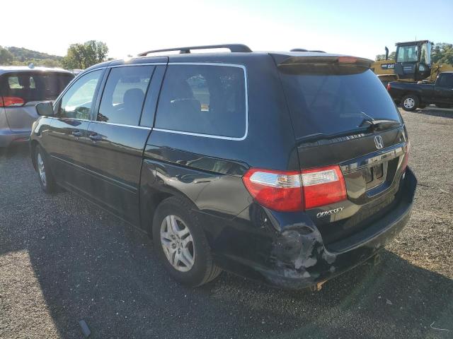 5FNRL387X7B056864 - 2007 HONDA ODYSSEY EXL BLUE photo 3