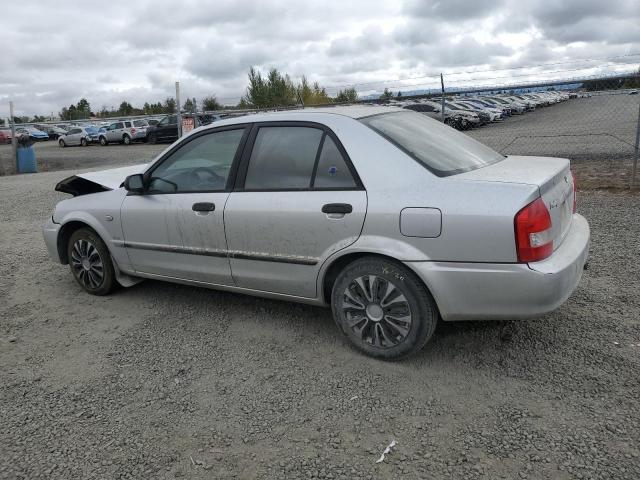 JM1BJ225431141131 - 2003 MAZDA PROTEGE DX SILVER photo 2