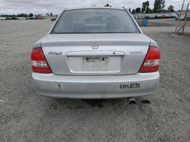 JM1BJ225431141131 - 2003 MAZDA PROTEGE DX SILVER photo 6