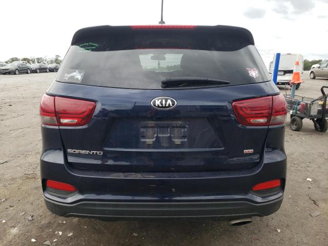 5XYPGDA30LG688672 - 2020 KIA SORENTO L BLUE photo 6