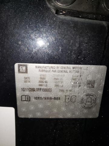 1G11C5SL0FF159955 - 2015 CHEVROLET MALIBU 1LT BLACK photo 13