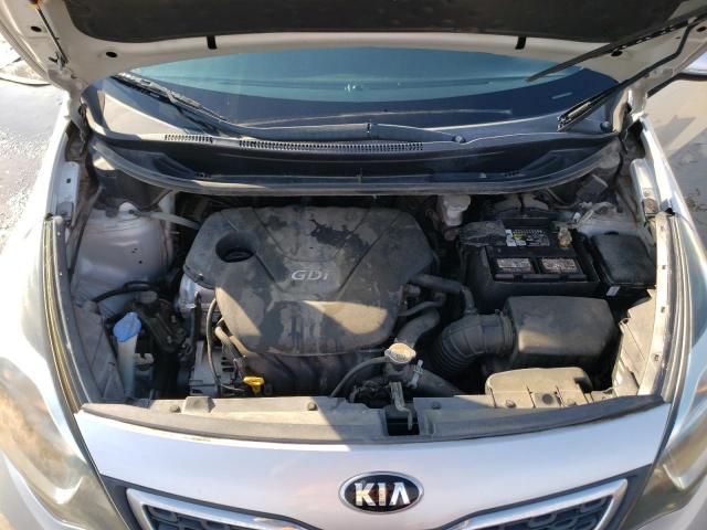 KNADN4A34F6426148 - 2015 KIA RIO EX SILVER photo 11