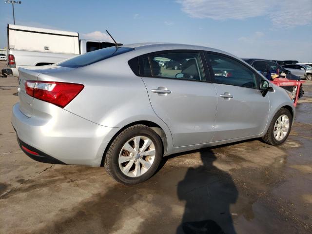 KNADN4A34F6426148 - 2015 KIA RIO EX SILVER photo 3