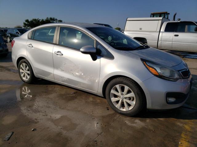 KNADN4A34F6426148 - 2015 KIA RIO EX SILVER photo 4