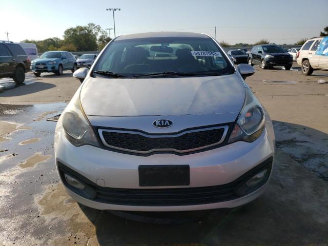 KNADN4A34F6426148 - 2015 KIA RIO EX SILVER photo 5