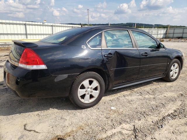 2G1WT57K291291780 - 2009 CHEVROLET IMPALA 1LT BLACK photo 3