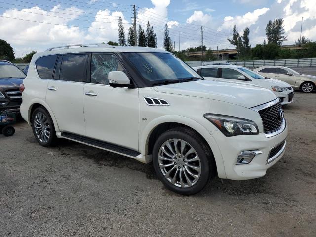 JN8AZ2ND6G9801625 - 2016 INFINITI QX80 WHITE photo 4