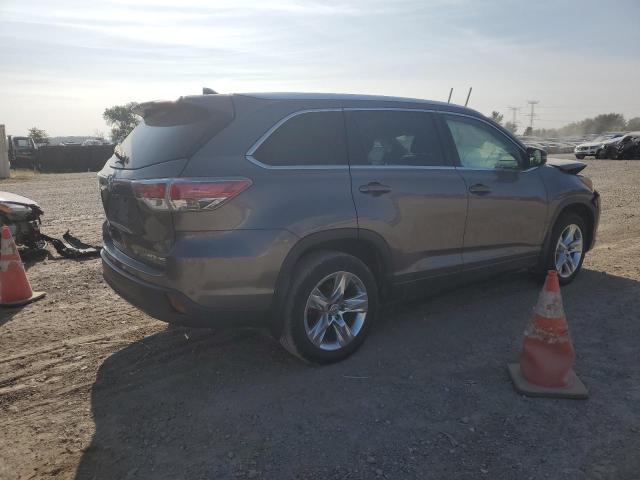 5TDDKRFH9FS076349 - 2015 TOYOTA HIGHLANDER LIMITED SILVER photo 3