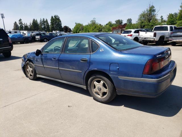 2G1WF52K339235872 - 2003 CHEVROLET IMPALA BLUE photo 3