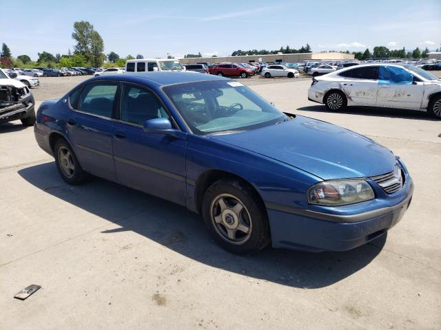 2G1WF52K339235872 - 2003 CHEVROLET IMPALA BLUE photo 7