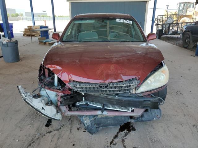 4T1BE32K94U299962 - 2004 TOYOTA CAMRY LE BURGUNDY photo 5
