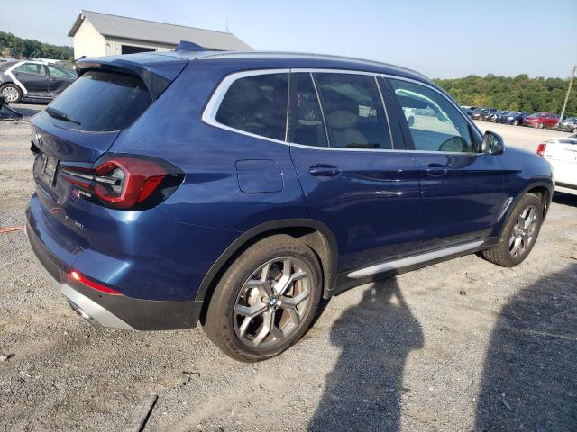 5UX53DP06P9S04512 - 2023 BMW X3 XDRIVE30I BLUE photo 3