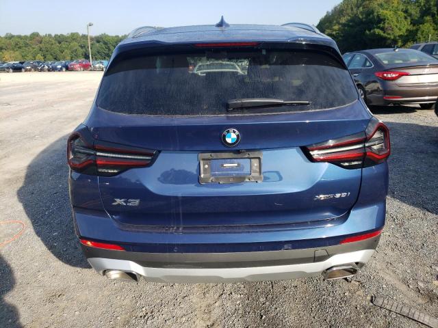 5UX53DP06P9S04512 - 2023 BMW X3 XDRIVE30I BLUE photo 6