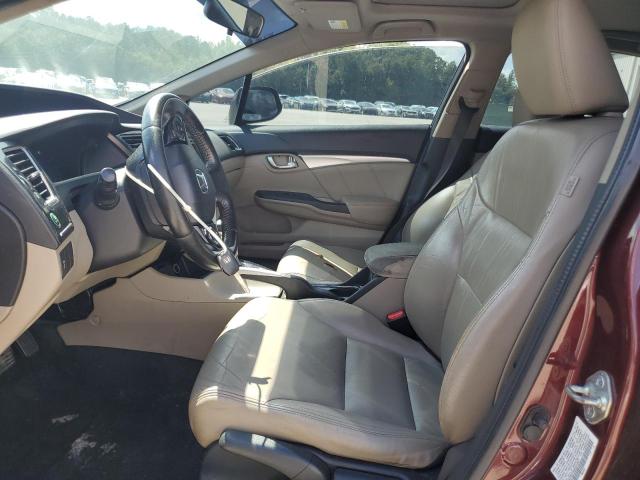 19XFB2F94DE012977 - 2013 HONDA CIVIC EXL GRAY photo 7