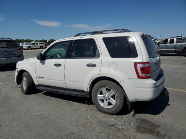 1FMCU59309KB29462 - 2009 FORD ESCAPE HYBRID WHITE photo 2