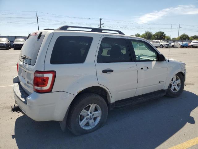 1FMCU59309KB29462 - 2009 FORD ESCAPE HYBRID WHITE photo 3
