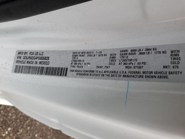 3C6JR6DG4PG655828 - 2023 RAM 1500 CLASSIC TRADESMAN Ağ foto 12