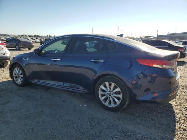 5XXGU4L34GG033401 - 2016 KIA OPTIMA EX BLUE photo 2