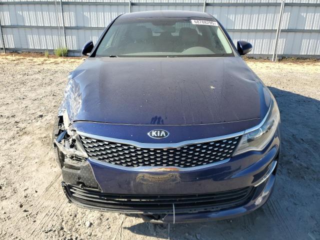 5XXGU4L34GG033401 - 2016 KIA OPTIMA EX BLUE photo 5