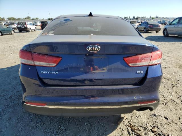 5XXGU4L34GG033401 - 2016 KIA OPTIMA EX BLUE photo 6