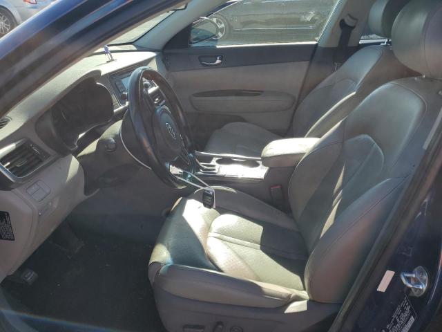 5XXGU4L34GG033401 - 2016 KIA OPTIMA EX BLUE photo 7
