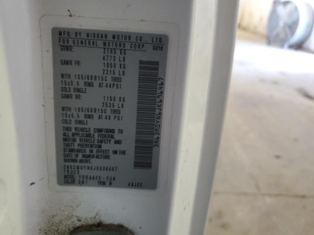 3N63M0YN6JK696467 - 2018 CHEVROLET CITY EXPRESS LS WHITE photo 13