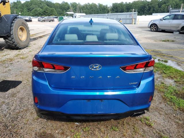 5NPE34AF0JH618317 - 2018 HYUNDAI SONATA SPORT Синий фото 6