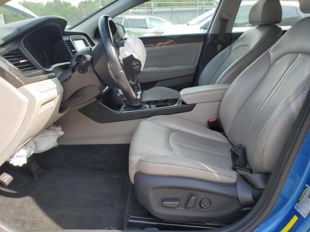 5NPE34AF0JH618317 - 2018 HYUNDAI SONATA SPORT Синий фото 7