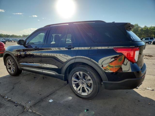 1FMSK8DH2MGA33396 - 2021 FORD EXPLORER XLT Սև լուսանկար 2