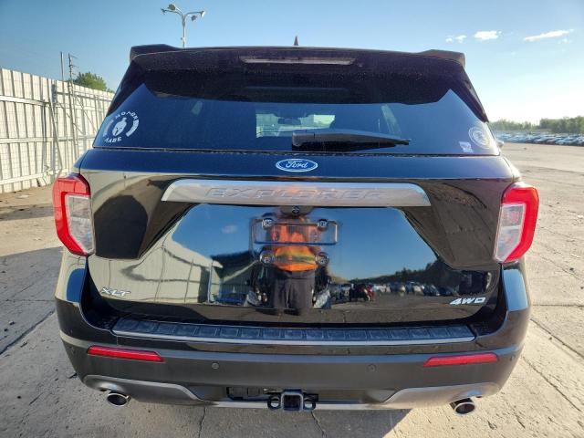 1FMSK8DH2MGA33396 - 2021 FORD EXPLORER XLT Սև լուսանկար 6