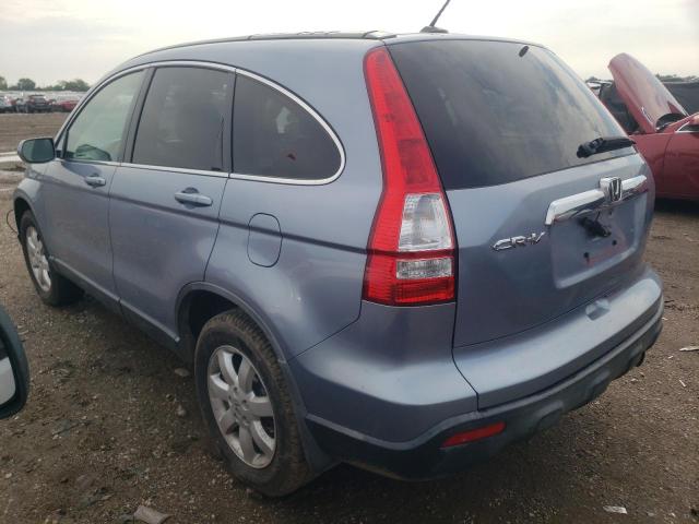 JHLRE48717C057112 - 2007 HONDA CR-V EXL BLUE photo 2