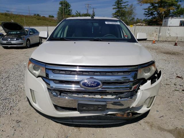 2FMDK4JC1BBA14613 - 2011 FORD EDGE SEL WHITE photo 5