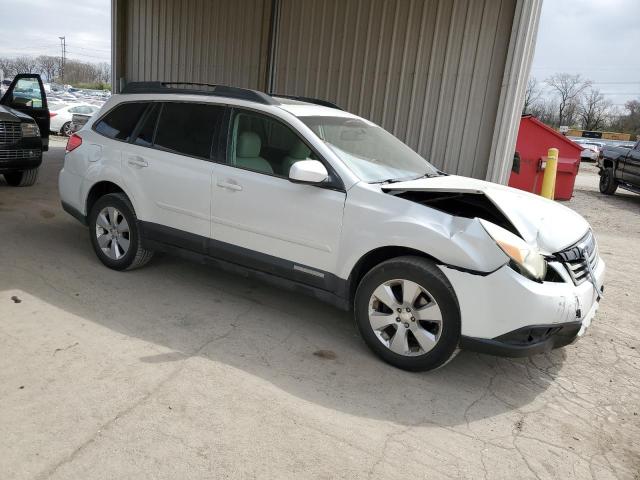 4S4BRCKC5B3418302 - 2011 SUBARU OUTBACK 2.5I LIMITED WHITE photo 4