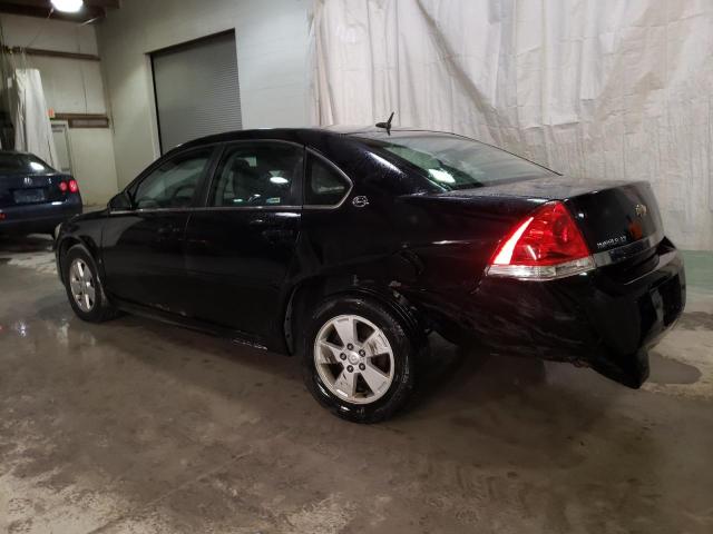 2G1WT57N591272358 - 2009 CHEVROLET IMPALA 1LT BLACK photo 2