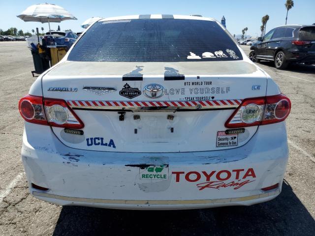 5YFBU4EEXDP101924 - 2013 TOYOTA COROLLA BASE თეთრი ფოტო 6