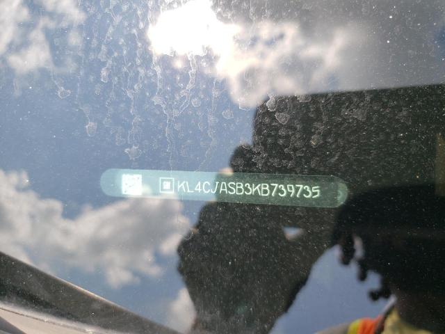 KL4CJASB3KB739735 - 2019 BUICK ENCORE PREFERRED WHITE photo 14