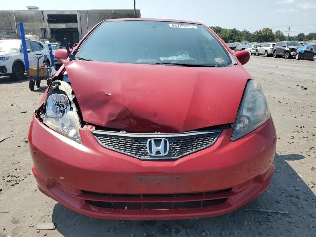 JHMGE8H3XDC061341 - 2013 HONDA FIT RED photo 5