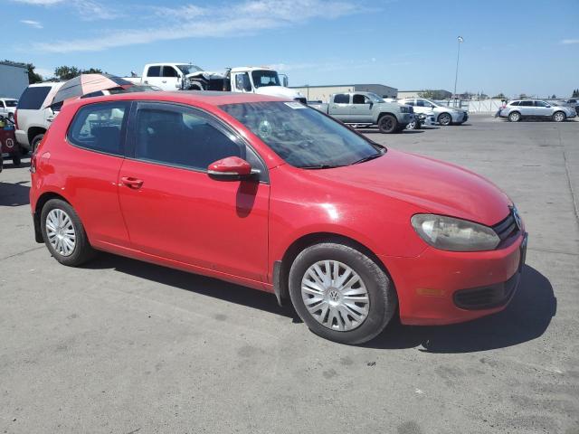 WVWBB7AJ6AW377532 - 2010 VOLKSWAGEN GOLF RED photo 4