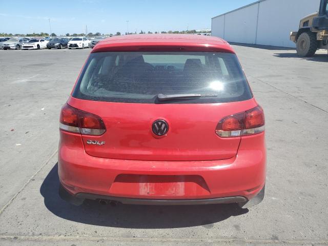 WVWBB7AJ6AW377532 - 2010 VOLKSWAGEN GOLF RED photo 6
