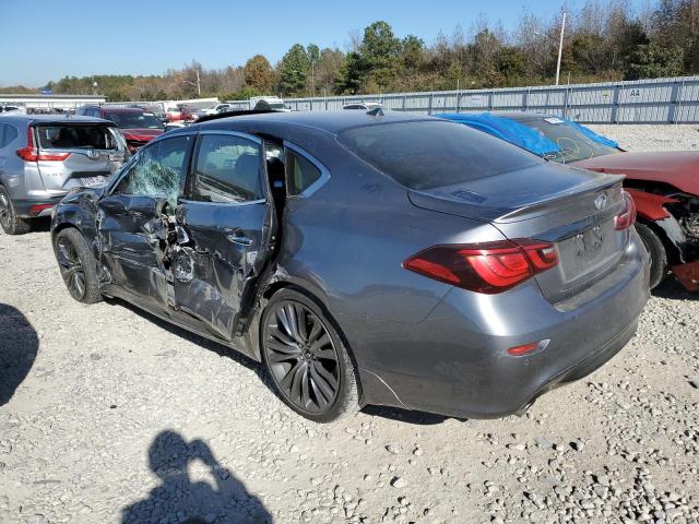 JN1BY1PP1KM685697 - 2019 INFINITI Q70L 3.7 LUXE GRAY photo 2