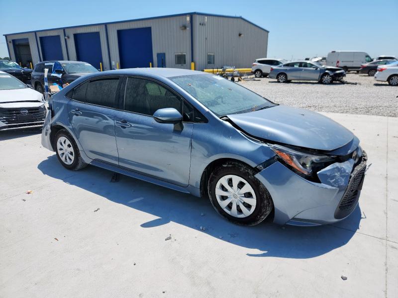 JTDDPMAE8MJ152316 - 2021 TOYOTA COROLLA L BLUE photo 4