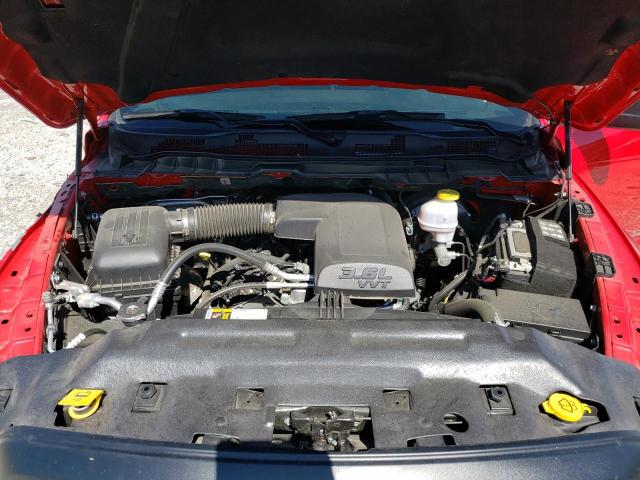 1C6RR7GG3NS225573 - 2022 RAM 1500 CLASS SLT წითელი ფოტო 11