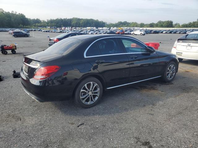 55SWF4KB2GU111805 - 2016 MERCEDES-BENZ C 300 4MATIC BLACK photo 3