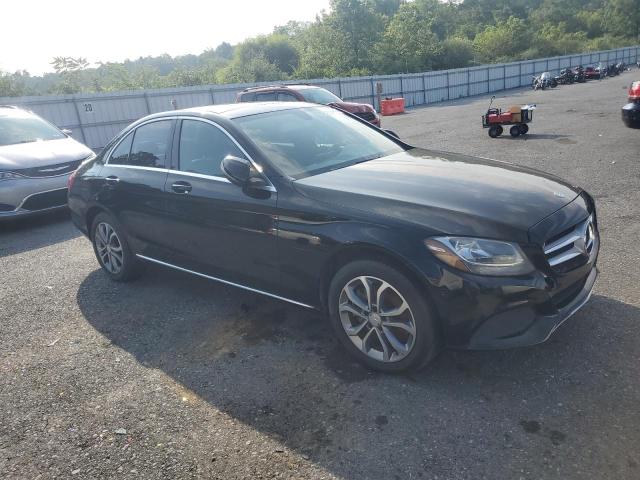 55SWF4KB2GU111805 - 2016 MERCEDES-BENZ C 300 4MATIC BLACK photo 4