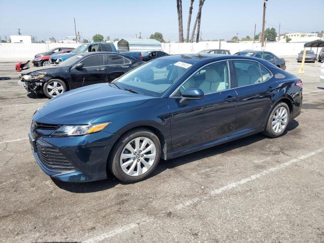 4T1B11HK6KU777601 - 2019 TOYOTA CAMRY L BLUE photo 1