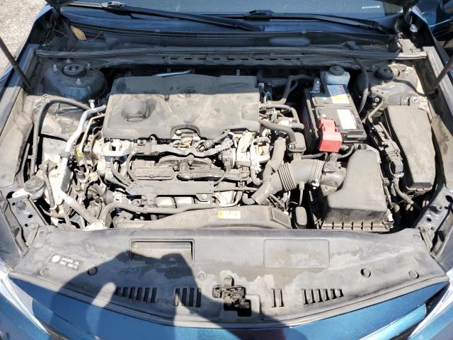 4T1B11HK6KU777601 - 2019 TOYOTA CAMRY L BLUE photo 11